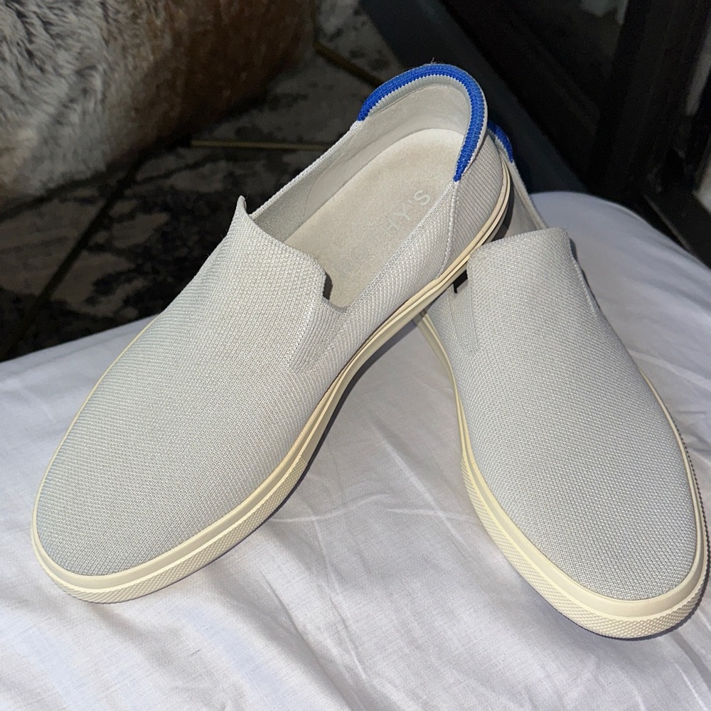 Rothy Slip On Cream Sneaker